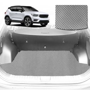 6D Diamond Car Boot Mat for Volvo XC40 2018-Current-Cargo Mat-Grey-Outback GT