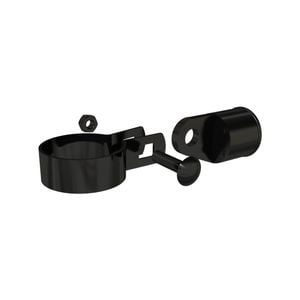PEAK Chain Link Fencing 32mm Black Rail End Assembly