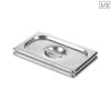 SOGA 2X GN 1/3 Pan Lids – Stainless Steel