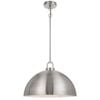 Telbix Emerson Vintage Pendant Hanging Lamp Light Metal Nickel Gloss