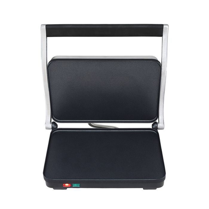 Devanti 3 in 1 Sandwich Maker Steak Press Grill 1000W Non-Stick Stainless Steel