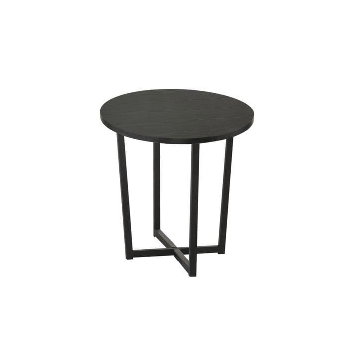 Orva Black Round Side Table