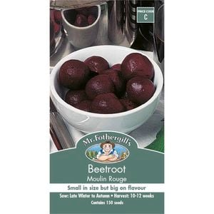 Mr Fothergill's Moulin Rouge Beetroot Seeds