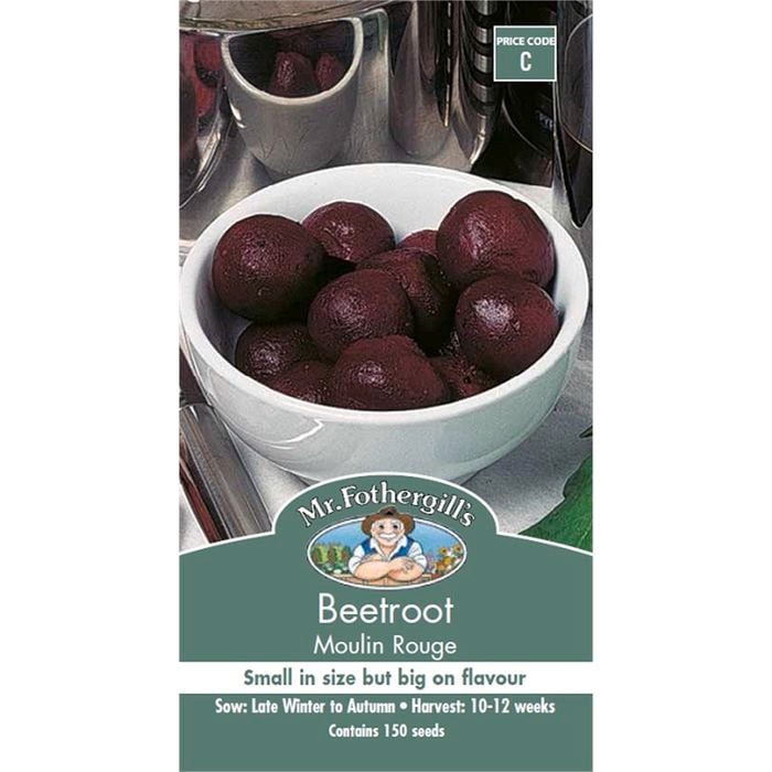 Mr Fothergill's Moulin Rouge Beetroot Seeds
