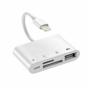 Perth Laptops 4 in 1 OTG Camera Card Reader to USB Adapter SD TF For iPhone iPad iPod Touch