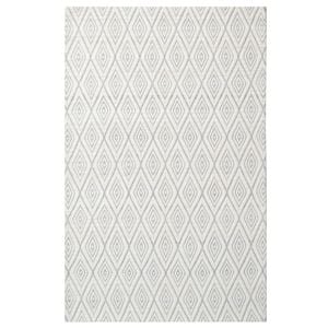 Contemporary Handwoven Wool Rug-Luxury 6408-Ivory Silver-190x280cm