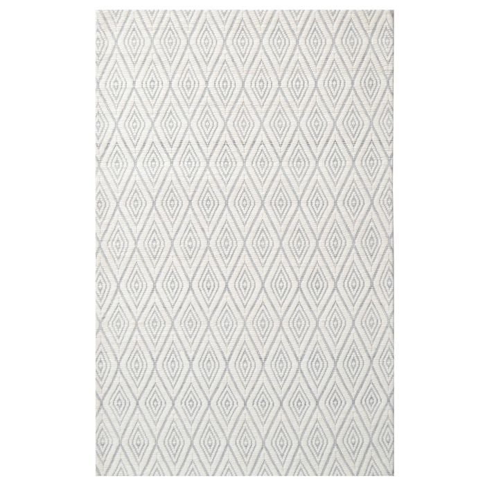 Contemporary Handwoven Wool Rug-Luxury 6408-Ivory Silver-190x280cm