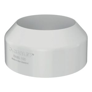 Marley 80-100mm Gull Grey Downpipe Adaptor