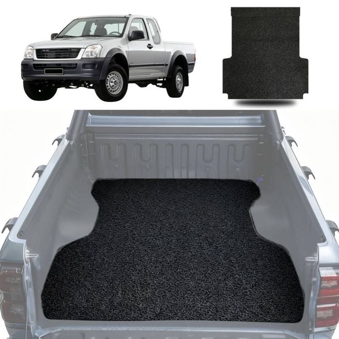 Signature Honeycomb UTE Tub Mat Tray Liner for Holden Rodeo 2003 - 2008 (2-Door Regular Cab and Extended Cab) - Black