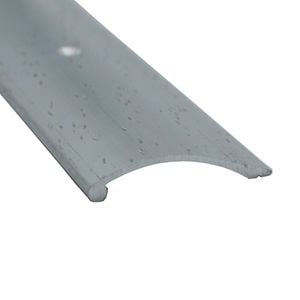 Roberts 32mm x 3.3m Silver Hammered Cover Strip Trim - 10 Pack