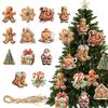 Catzon 24Pcs Gingerbread Man Decorations for Christmas Tree