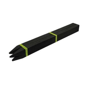 Lattice Makers  38 x 38 x 1500mm Black Hardwood Stakes - 3 Pack - 1500mm