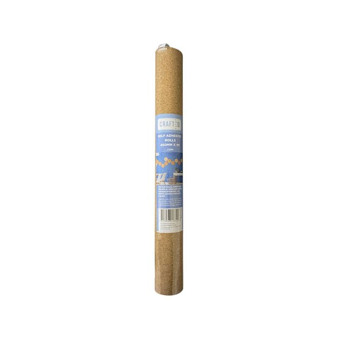 Crafted 45 x 100cm Corkboard Adhesive Roll