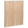 Kaboodle 600mm Hazelnut V Modern 2 Drawer Panels