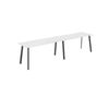 Olg Flare Bar Leaner Black Frame White Top L4800mm X W1200mm