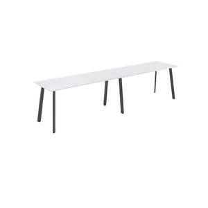 Olg Flare Bar Leaner Black Frame White Top L4800mm X W1200mm