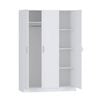 Practa White 3 Door Robe