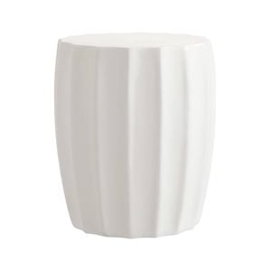 Oikiture Side Table End Stool Coffee Bedside Magnesium Cement