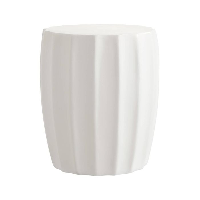 Oikiture Side Table End Stool Coffee Bedside Magnesium Cement