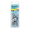 Zenith 1/4" x 25mm Zinc Plated Mushroom Head Bolt And Nut - 12 Pack