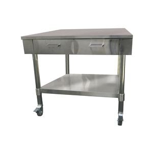 Mobile Work bench with 2 drawers and undershelf - SWBD7-2