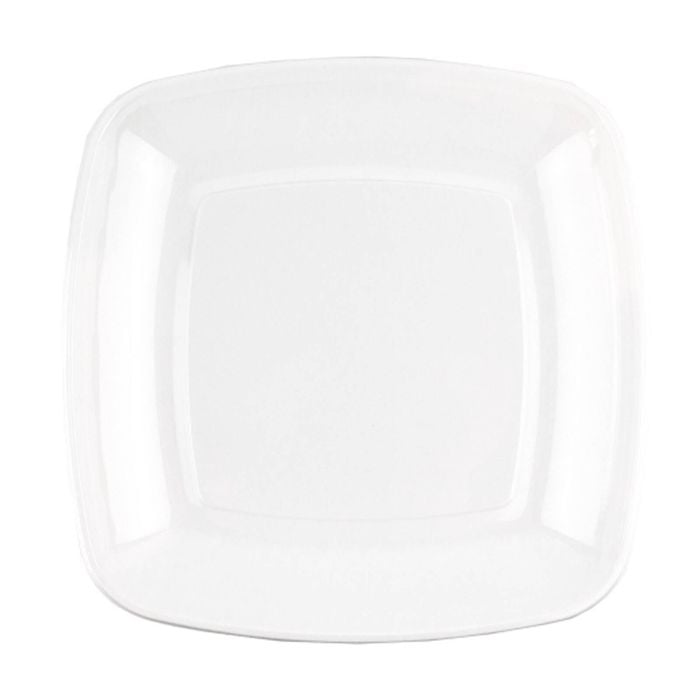 12x 2pc Partyware Square Serving Platter Set Serveware 305mm White