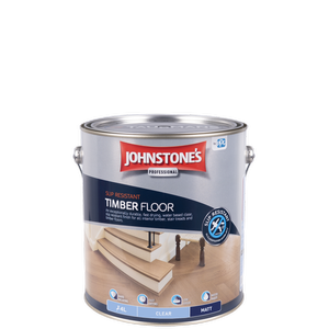 Johnstone's 4L Clear Matt Interior Slip Resistant Timber Floor Finish
