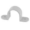 Deta 32mm Grey PVC Mounting Saddle Conduit Fittings - 2 Pack