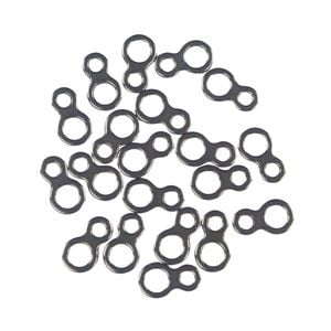Swimerz 225kg/500lb Solid Double Rings, 20 Pack