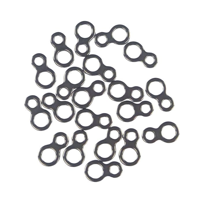 Swimerz 225kg/500lb Solid Double Rings, 20 Pack
