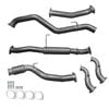 Ignite Exhausts Turbo Back For Isuzu Rc D-max 3l 3" No Cat With Hotdog Raw Aluminised Steel
