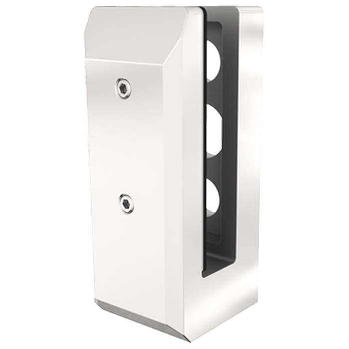 ProtectorAl White Matt Face Mount Adjustable Angle Spigot