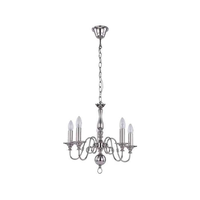 Lexi Lighting Small Ganeed Rustic 9-Light Pendant Light 50cm
