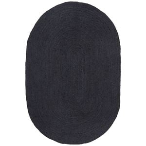 Bryn Black Oval 280X190Cm Rug
