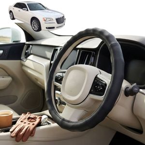 Australian Goose Steering Wheel Cover for Chrysler 300C 2011 - Current (LD) Circle Black