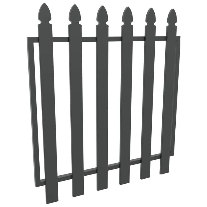 ProtectorAl 975 W x 1000mm H Monument Aluminium Bishop Garden Gate