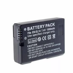 2 Pack| En-el14a Rechargeable Battery – Compatible With Nikon D3500, D5600, D3300, D5100, And Other Models