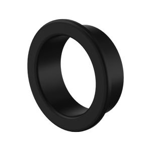 Caroma Black Matte Overflow Dress Ring
