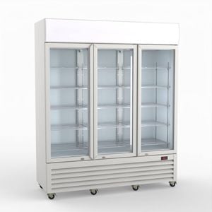 Thermaster 1200l Three Glass Door Colourbond Upright Drink Fridge  - Commercial Drink Fridges (lg-1203p)
