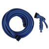 Garden Basics 15m Navy Flexi Hose & Gun