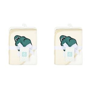 2PK Disney Toy Story Rex Baby/Kids Cotton Character Hooded Towel 76x76cm
