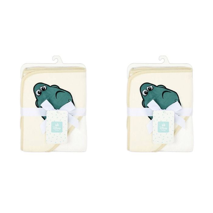 2PK Disney Toy Story Rex Baby/Kids Cotton Character Hooded Towel 76x76cm