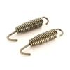 XYT World 2Pcs Exhaust Spring Pipe Muffler 57mm Black Fit For Honda Suzuki KTM Kawasaki Yamaha Steel