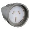 HPM 15A Grey Extension Cord Socket