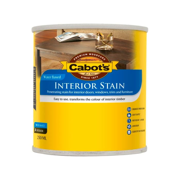 Cabot's 250ml Jarrah Water Based Interior Stain - 250ml