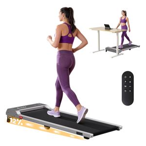 Everfit 3 in 1 Walking Pad Treadmill 12% Incline Under Desk Treadmills for Home With 40cm Silver