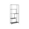 Modern Furniture INFINITY Shelving Unit 72x170cm - Black