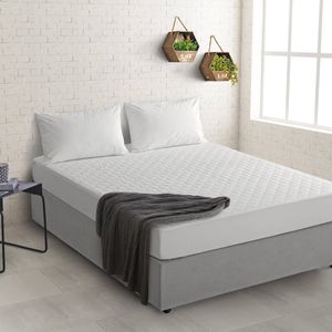 Natural Home Cotton Quilted Mattress Protector - Super King Bed