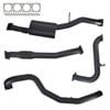 Ignite Exhausts Turbo Back For Nissan Gu Patrol 3l Wagon 3" No Cat With Muffler 409 Stainless Steel