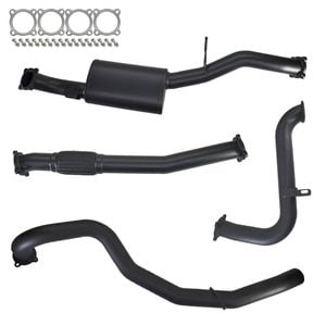 Ignite Exhausts Turbo Back For Nissan Gu Patrol 3l Wagon 3" No Cat With Muffler 409 Stainless Steel